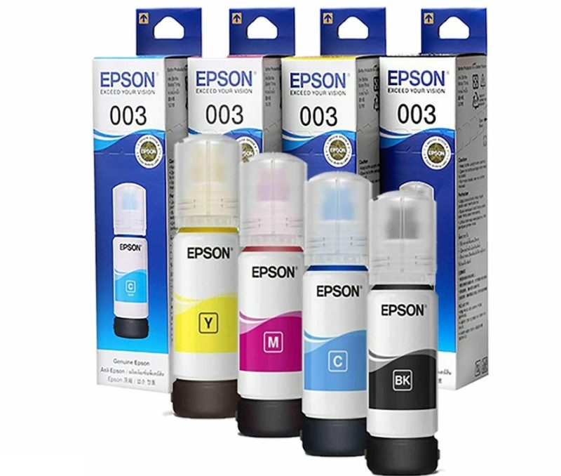 Epson L3250 Printer Black & Color Ink Bottle 003