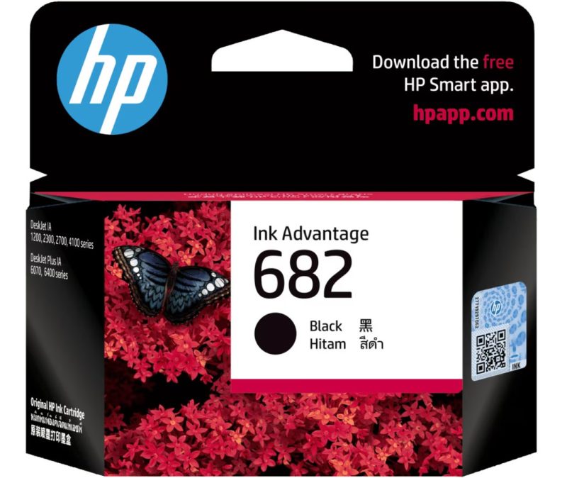 HP DeskJet Plus Ink Advantage All in One 6475 Printer 682 Black Cartridge