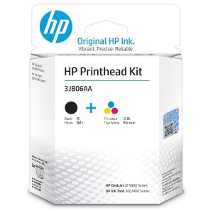 HP Deskjet GT5820 Printer Head Combo Pack (3JB06AA) Black and Tri Color